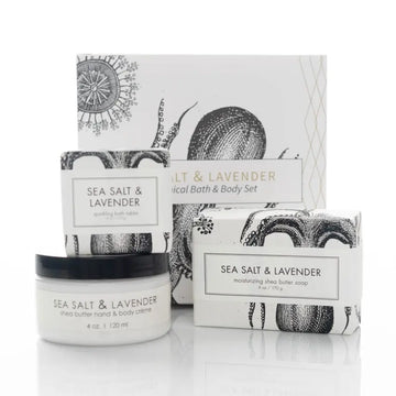 Sea Salt & Lavender Botanical Gift Set