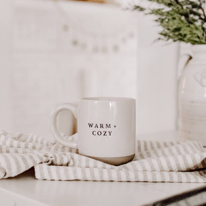 Warm & Cozy Stoneware Coffee Mug